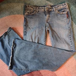Silver Jeans Low Rise Light Wash Sz 32